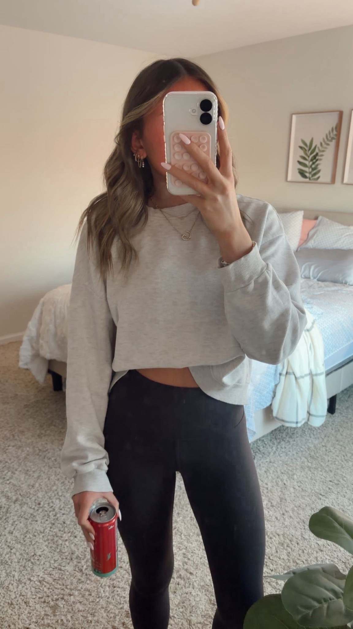 day 16/30: everyday outfits!
I love matching sets, and this is my favorite one from Lululemon in Graphite Grey. It also matches with my shoes, and a light grey crew neck on top. 

 #LTKdayinmylife #LTKootd #LTKActive