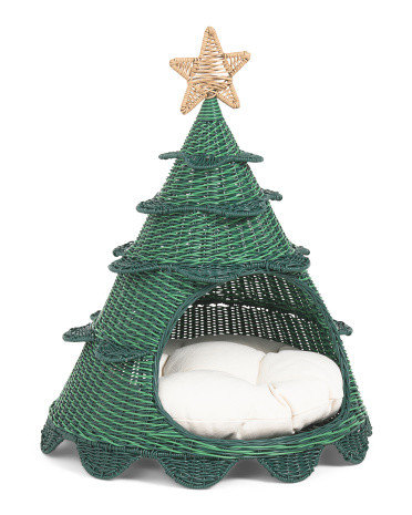 28.5in Christmas Tree Pet Bed | TJ Maxx
