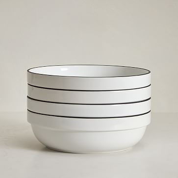 Utility Stoneware Pasta Bowl (Set of 4) | West Elm (US)