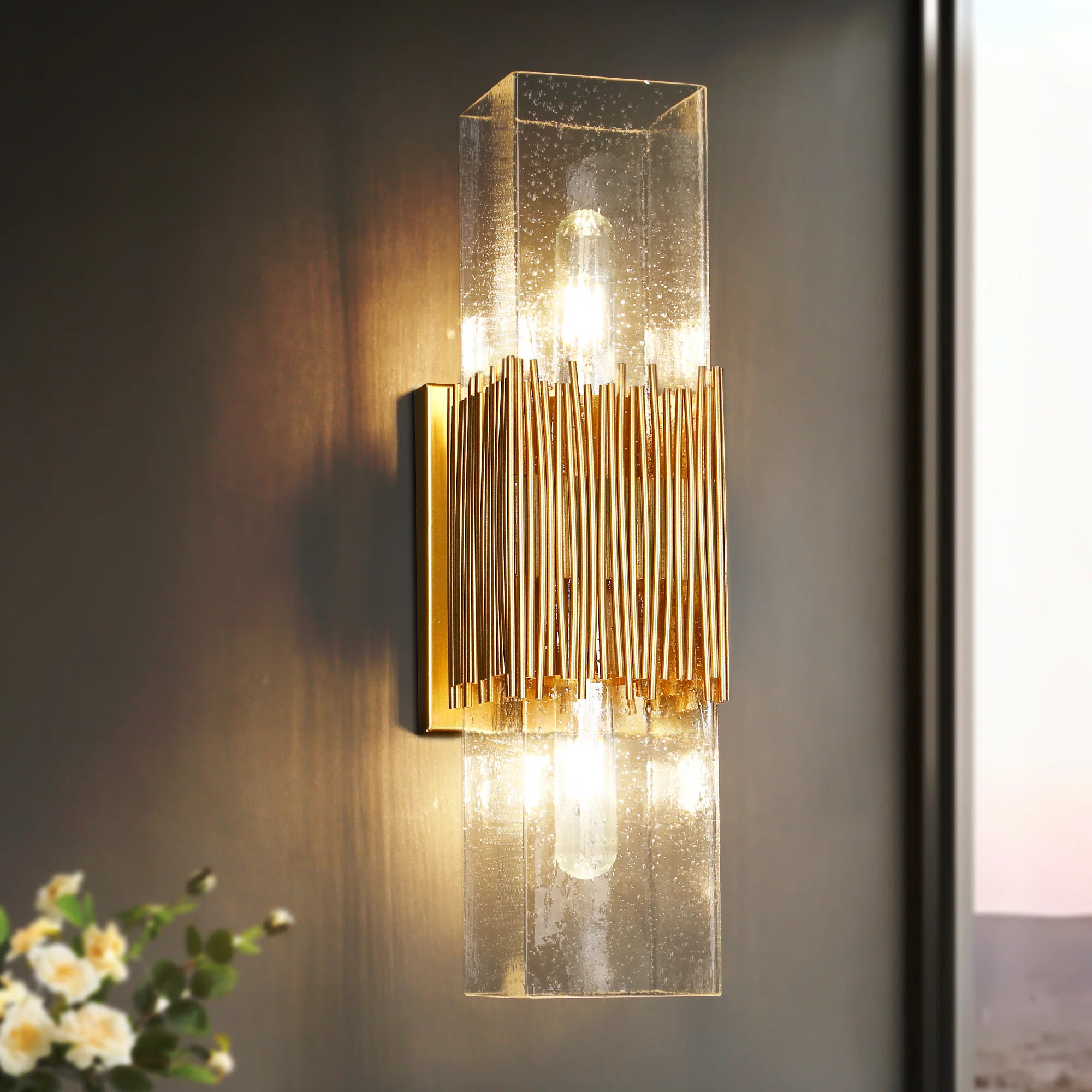 Ulah 2-Light Gold Wallchiere | Wayfair North America