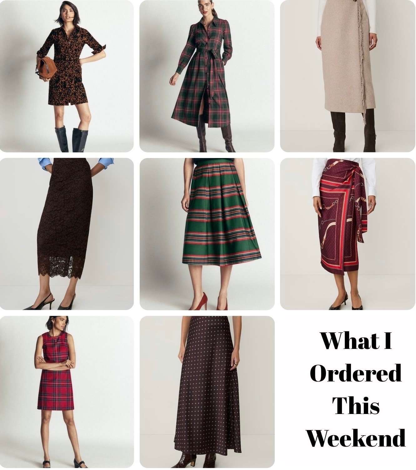 Ordered a few new things for the upcoming holiday season! @Boden (US) @anntaylor