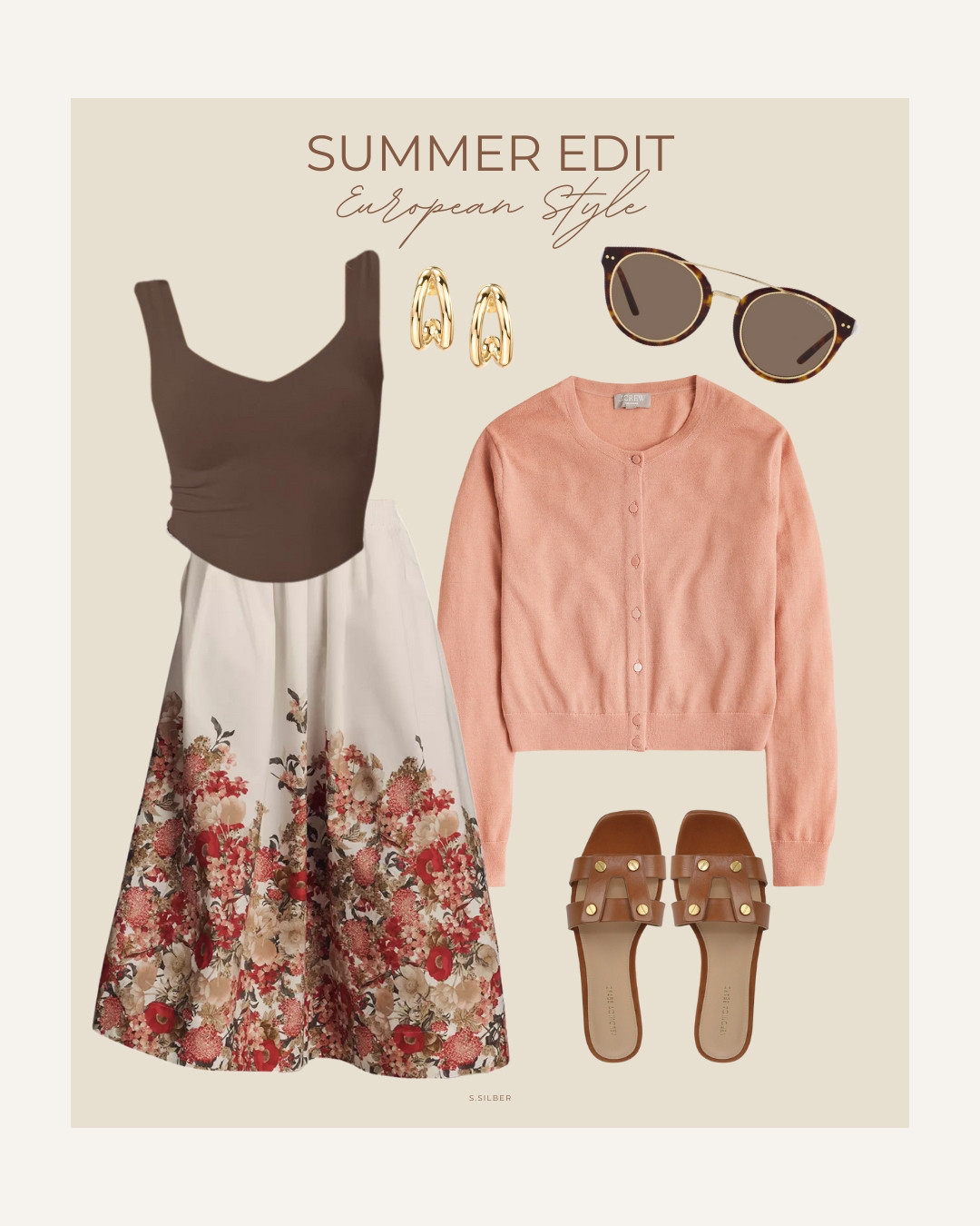 Summer outfit with European style - soft colors, florals and trendy sandals!

Anthropologie, J.Crew, Amazon, Nordstrom, European vacation, garden party, brunch, elevated casual, Stefana Silber 

 #LTKSeasonal #LTKOver40 #LTKFindsUnder100