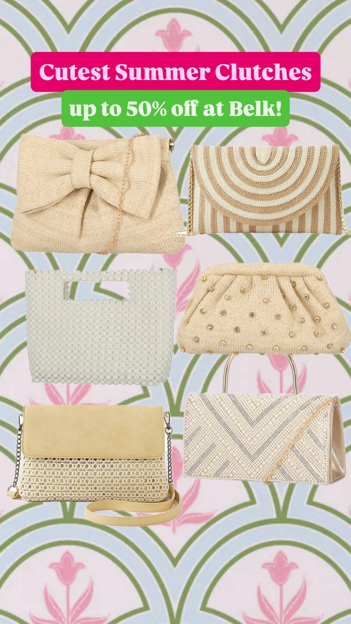 Snag these summer clutches while they’re on sale at Belk! Perfect for your summer vacay!



#LTKSaleAlert #LTKootd #LTKgrwm