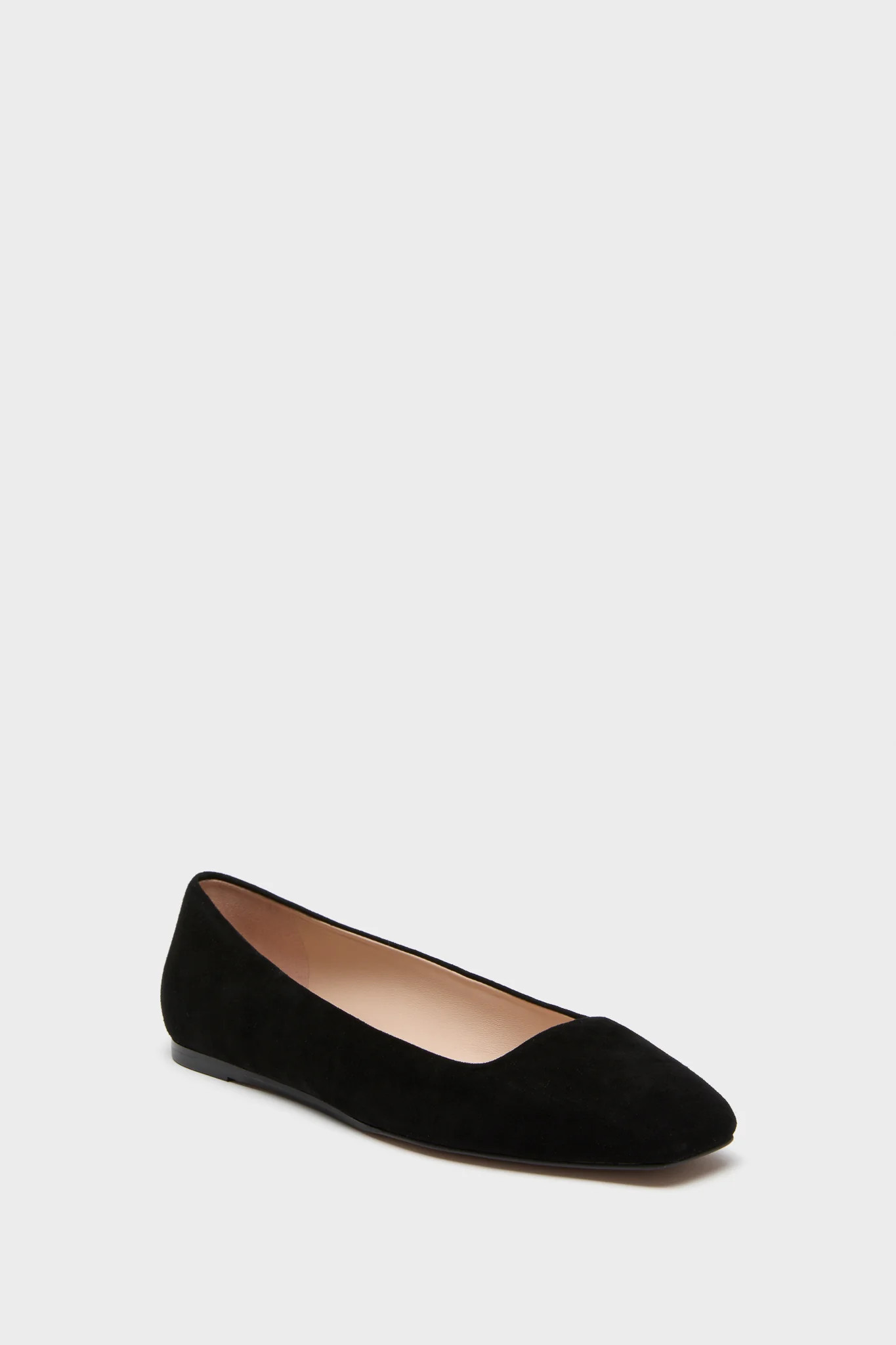 Black Suede Nadia Flats | Tuckernuck (US)