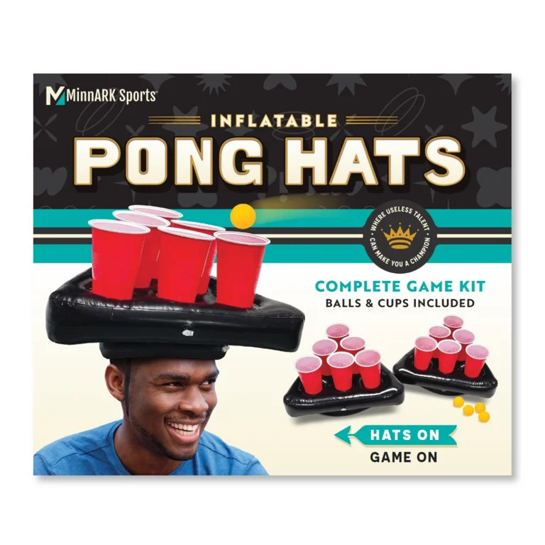 Inflatable Pong Hats, Party Tossing Game, 15.80-inch Length, by MinnARK Sports | Walmart (US)