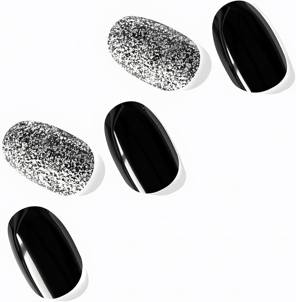 Semi Cured Gel Nail Strips (Black Matter) | Amazon (US)