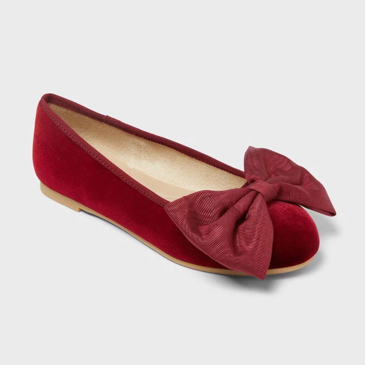 Girls' Perla Ballet Flats - Cat & Jack™ Red | Target