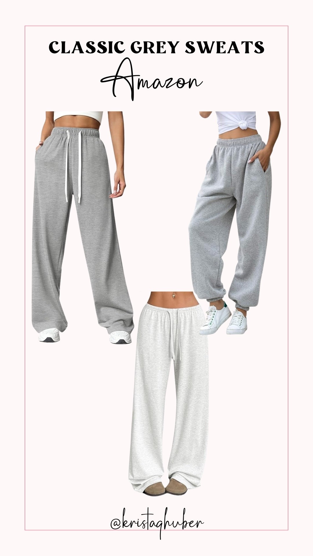 I’m always on the hunt for the perfect grey sweats, especially in preparation for my upcoming postpartum period. These are my top picks from Amazon! 

#LTKFindsUnder50 #LTKBump #LTKMidsize