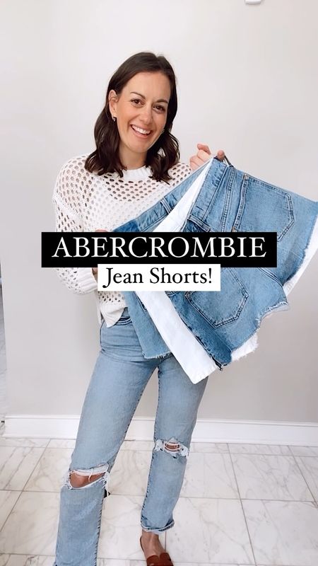 LTK spring sale! Abercrombie jeans shorts - high rise dad shorts are the best! I love the longer fit of them, they run true to size - I’m wearing a 26.  High rise mom shorts are a shorter fit and also run true to size. Crochet top runs true to size - I’m in the small.

Abercrombie spring, LTK sale, denim shorts, Abercrombie shorts



#LTKSale #LTKstyletip #LTKunder100