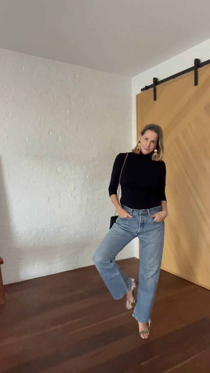 Desk to dinner! JK that doesn’t even exist anymore (does it 😳?) 
But really, who doesn’t love an easy jeans outfit that takes zero effort to turn into a dinner outfit (perfect for travel! Easy to layer!) 

Probs not exactly the “desk to dinner” look that @vogue envisioned with my frayed jeans 😬😳

#LTKSeasonal #LTKStyleTip