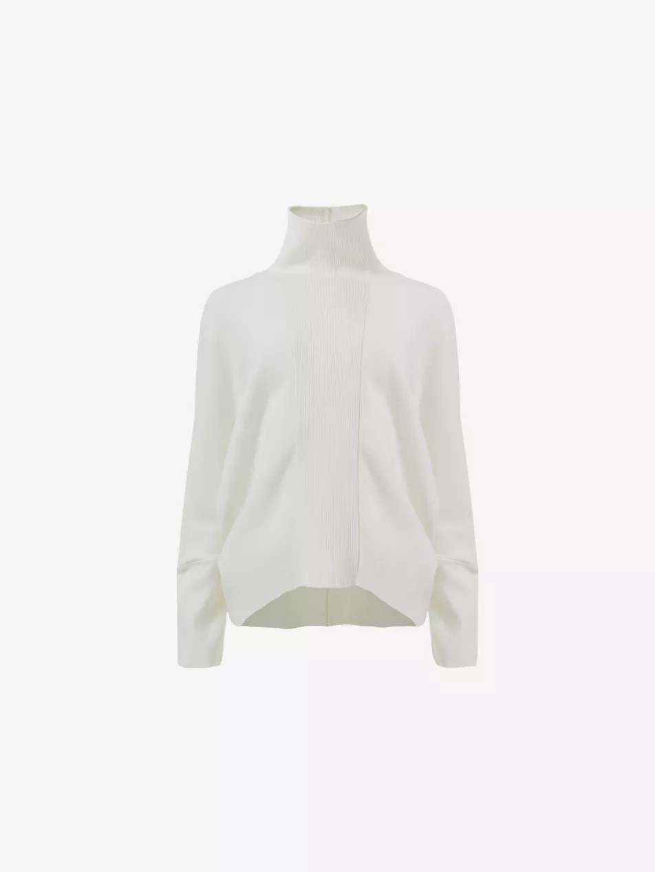 Ribbed High-Neck Knitted Jumper | Selfridges