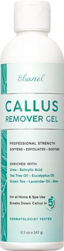 Ebanel Professional Callus Remover for Feet with 20% Urea, Epsom Salt, Salicylic Acid, Glycolic Acid, Heel Toe Foot Callus Remover Gel Peel Exfoliator Dead Skin Removal for Feet, Cracked Heel Repair | Amazon (US)