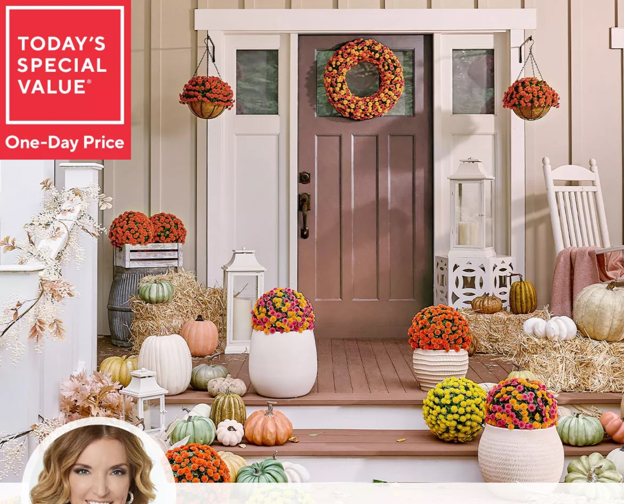 Faux mums qvc special value fall decor #qvc deal sale 

#LTKhome #LTKSeasonal #LTKsalealert