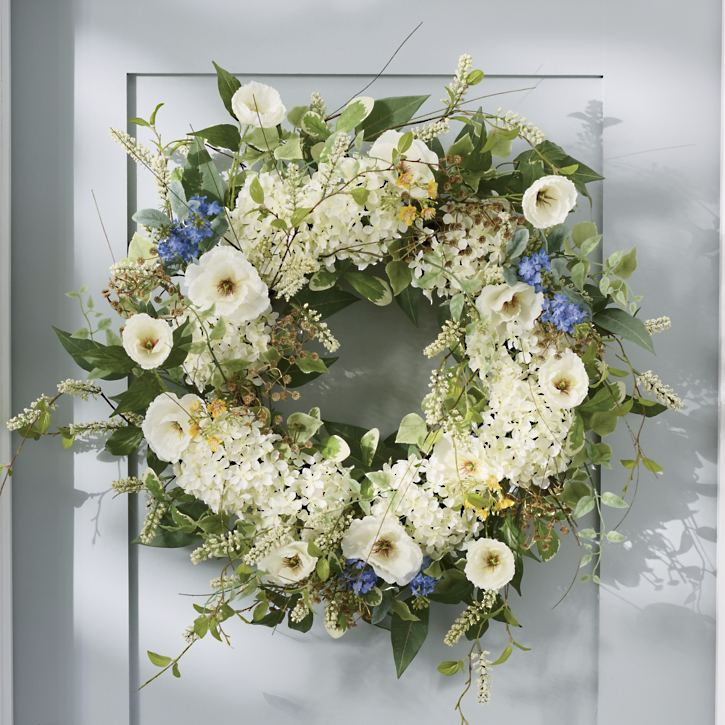 Hensley Hydrangea Wreath, 28" | Grandin Road