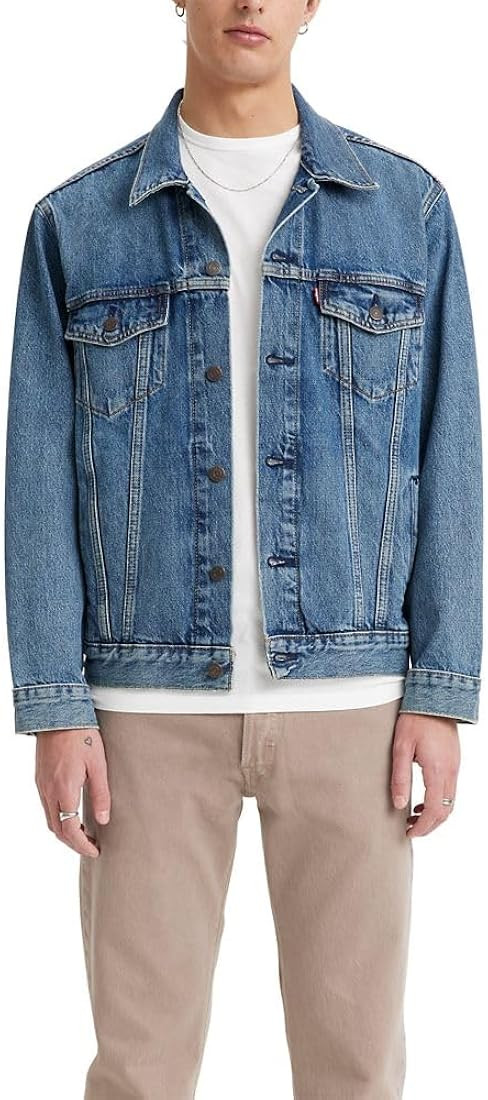 Levi's Men's Relaxed Fit Trucker | Amazon (US)