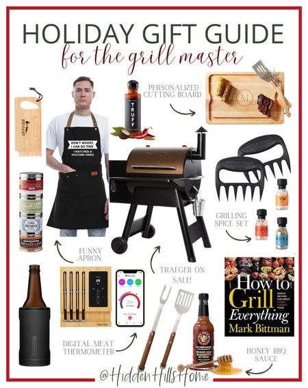Gifts for the grill master, Gifts for him, Gifts for dad, Traeger grill on sale, Gift ideas for grill lover, Grilling gift set, Grilling cutting board, Gifts for husband #giftsforhim #grill #sale #LTKGiftGuide 

#LTKHoliday #LTKmens #LTKGiftGuide