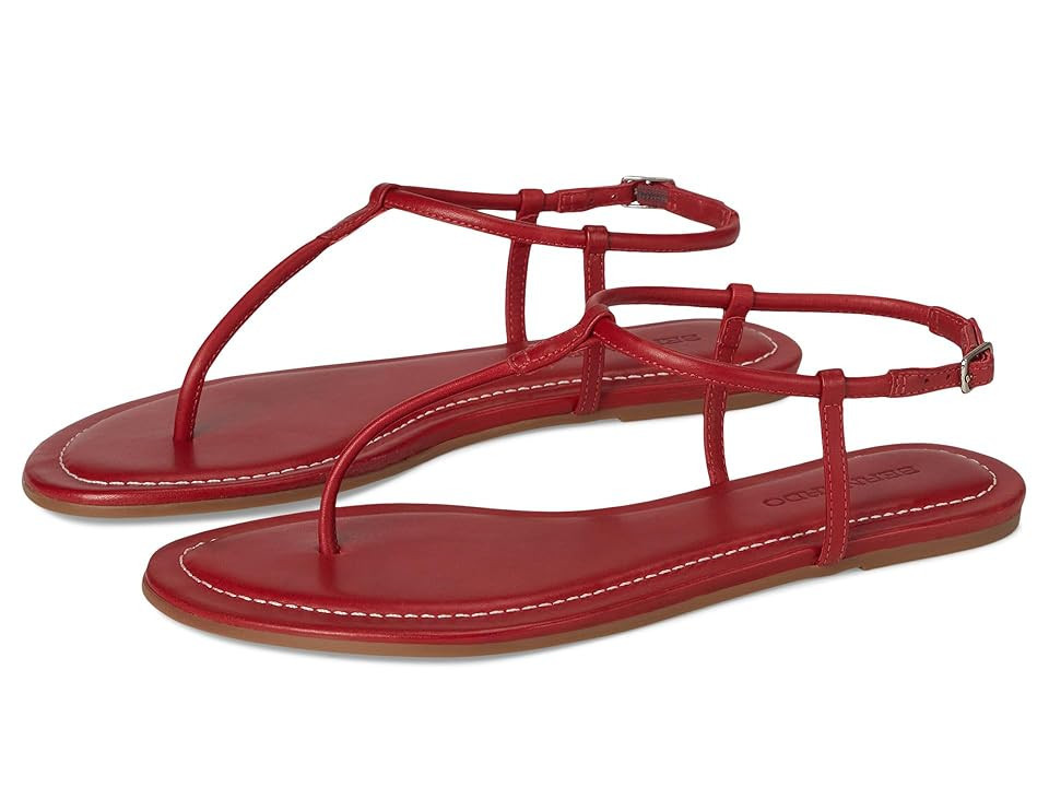 Bernardo Hercu Women's Wedge Shoes Red : 7 M, Leather | Zappos