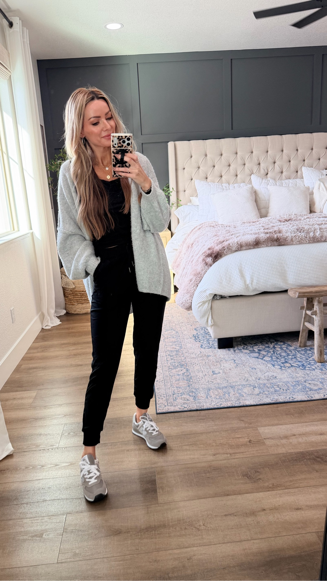 My Amazon outfit is on sale. Lululemon look for less joggers on sale wearing size small. My new balance sneakers are on sale. The softest cardigan on sale wearing size small.

#LTKmomlife #LTKgrwm #LTKootd