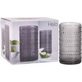 Home Essentials Halo 15oz. Smoke Hiball Glasses - Set of 4 - Boscov's | Boscov's Department Stores