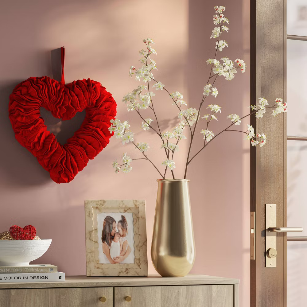 Felt Heart Valentine's Decorative Wreath - Threshold™ | Target
