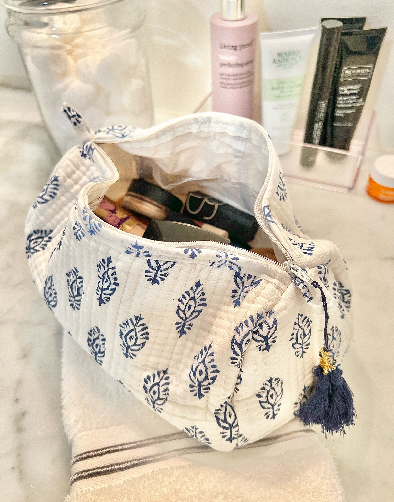 Block Print Designer Toiletry Bag … curated on LTK