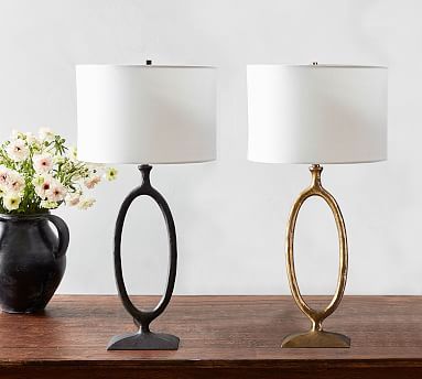 Easton Forged-Iron Table Lamp | Pottery Barn (US)