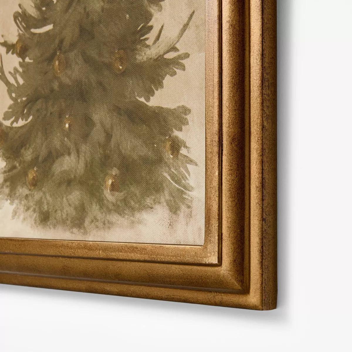 11"x13.86" Christmas Tree Framed Wall Art - Threshold™ designed with Studio McGee | Target