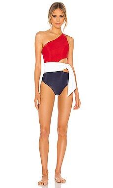 BEACH RIOT Carlie One Piece in Red, White & Blue from Revolve.com | Revolve Clothing (Global)