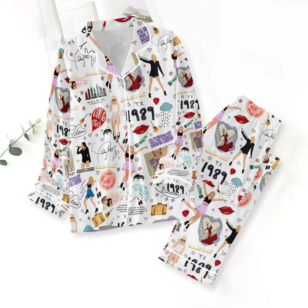 Swift Versions Eras Tour Pajamas Set, Family Christmas Pajamas Set - Etsy | Etsy (US)