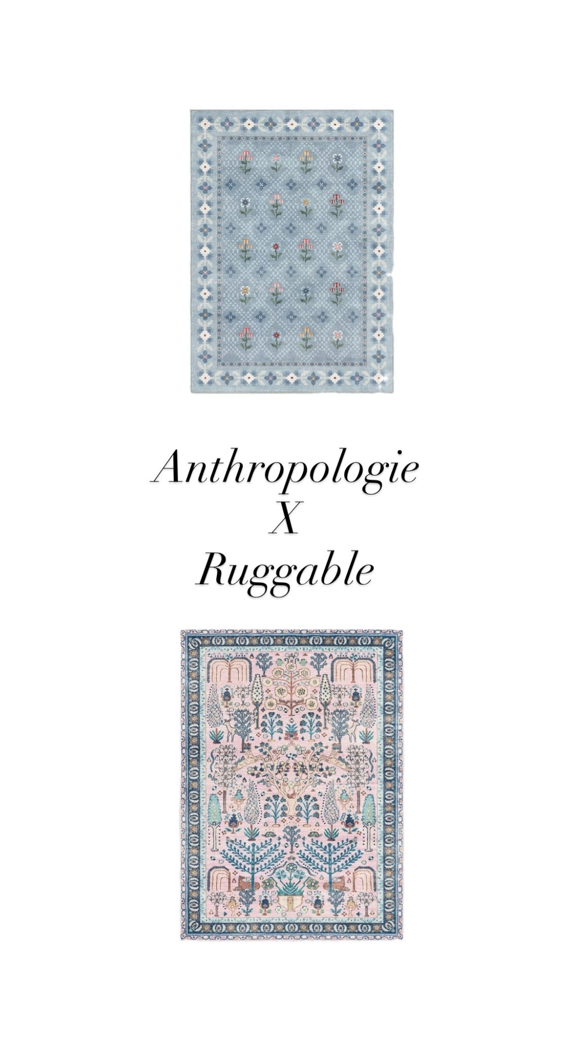 Anthropologie X Ruggable Collab

Obsessed with these styles 

#LTKHome #LTKGiftGuide #LTKTravel