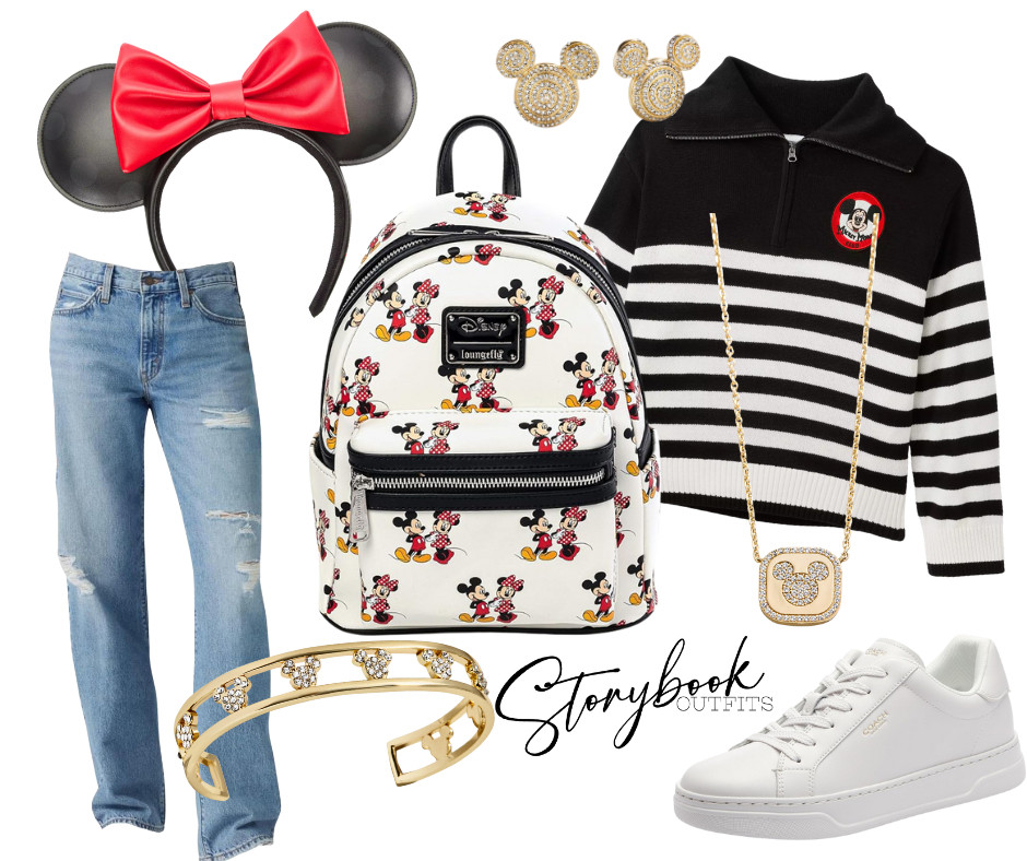 Say hello to classic, sophisticated Mickey with a cozy twist! 🖤🤍❤️
This fit is giving Main Street chic meets comfy park day vibes and I’m obsessed.
Think:
✨ Cozy striped sweater for those chilly Disney mornings
✨ The cutest Mickey backpack to carry all the snacks
✨ Gold sparkle accessories for that ✨ pixie dust look ✨
✨ Minnie ears because… obviously 😌
Whether you're strolling down Main Street or dreaming of your next trip, this outfit brings the magic anywhere! ✨ 

 

#LTKStyleTip