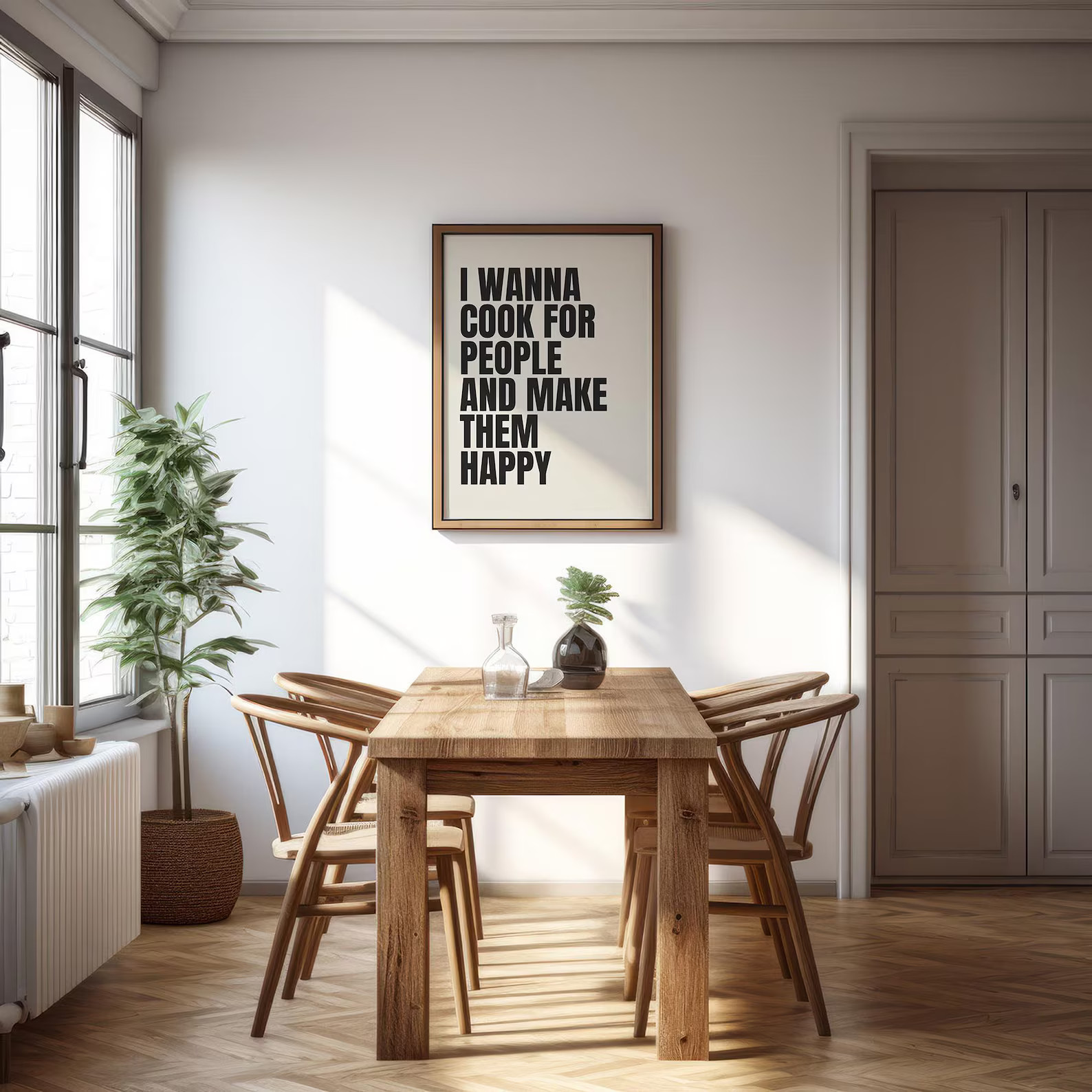 I Wanna Cook for People and Make Them Happy, the Bear Quote Art, Sydney Canvas or Unframed Print,... | Etsy (US)