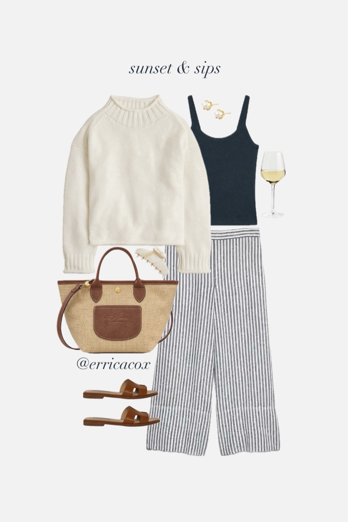 Sunset outfit inspo! 🌅🍷