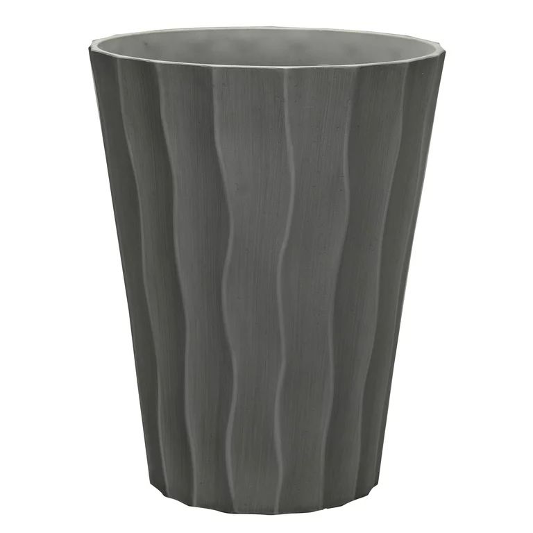 Better Homes & Gardens Beau Gray Resin Planter, 15.9in L x 15.9in W x 20in H | Walmart (US)
