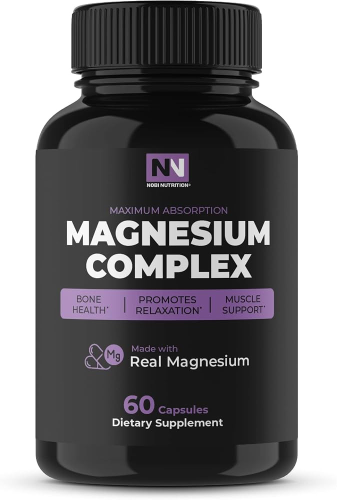 Magnesium Citrate | Extra Strength Magnesium Complex for Bone and Muscle Health, and Sleep, Relax... | Amazon (US)