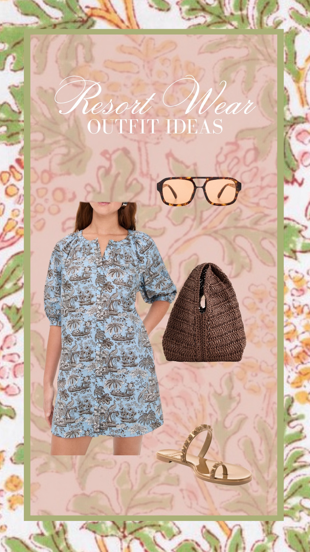 Resort wear outfit idea!

Beach vacation // summer // resort wear
