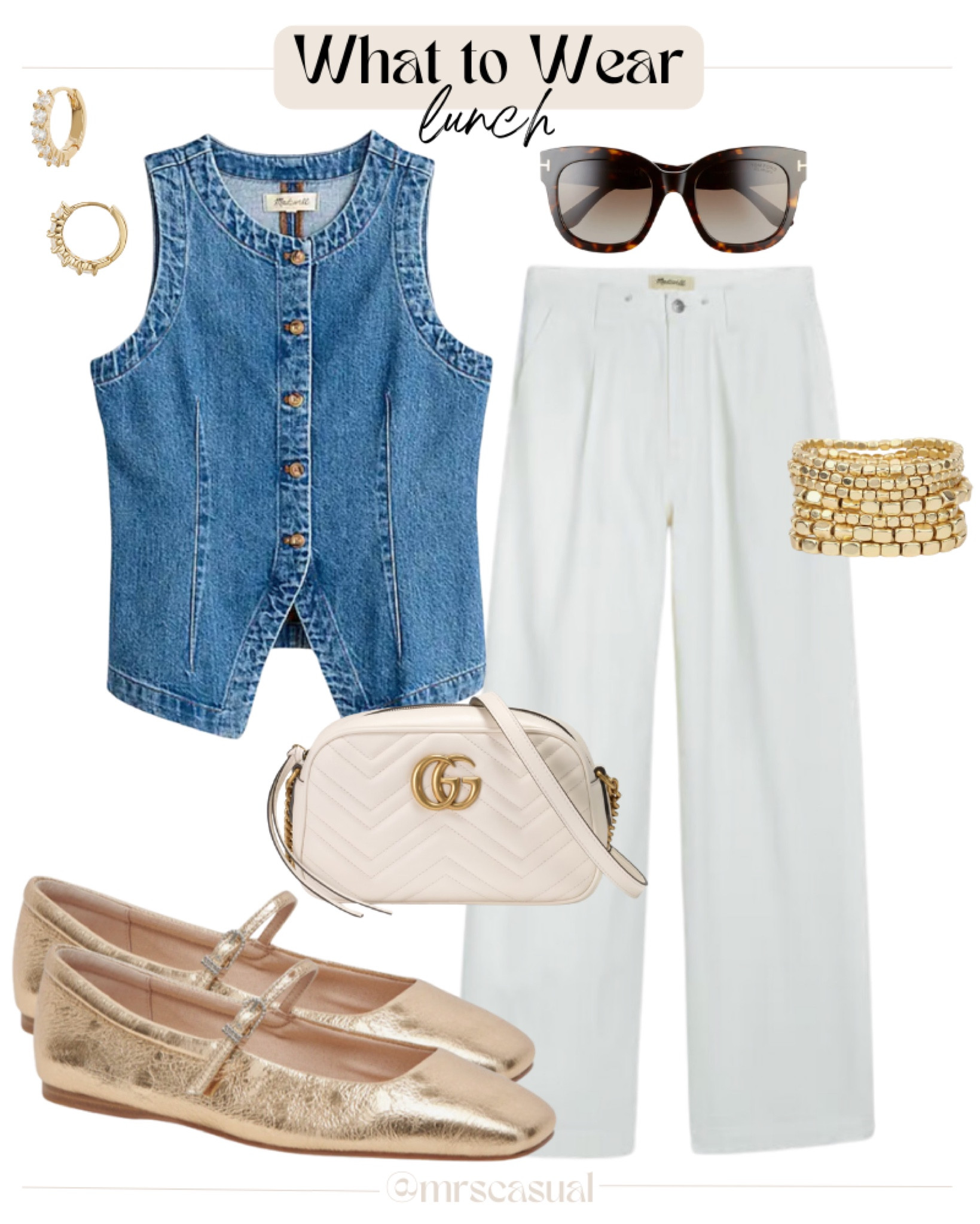 Obsessed with this new denim vest from Madewell. Casual lunch outfit idea 

#LTKSeasonal #LTKStyleTip #LTKFindsUnder100