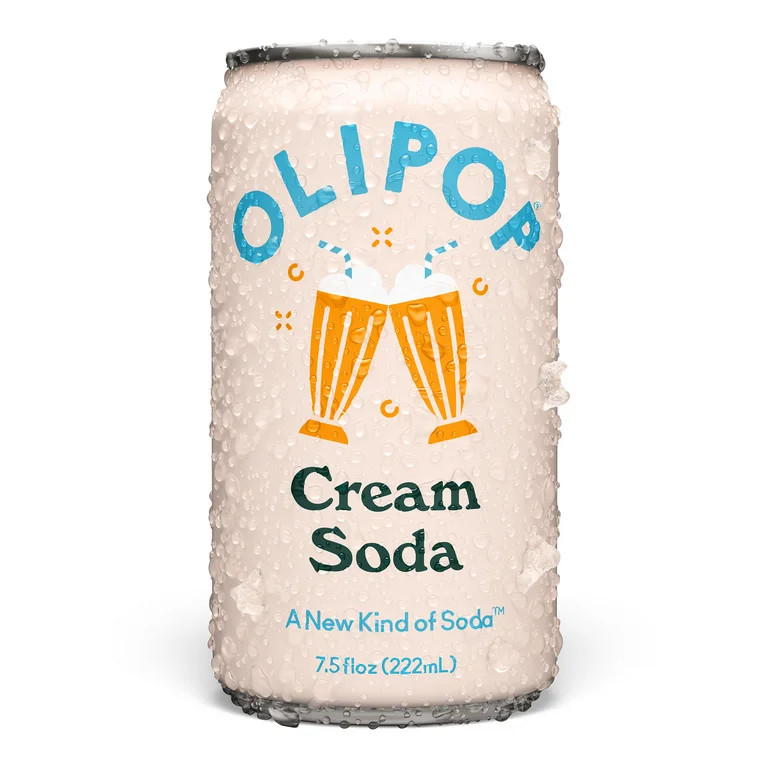 OLIPOP Prebiotic Soda, Cream Soda, 7.5 fl oz Mini Can | Walmart (US)