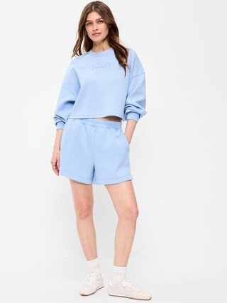 High-Waisted Bounce Fleece Shorts -- 5-inch inseam | Old Navy (US)