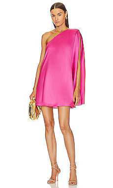 Michael Costello x REVOLVE Barbara Mini Dress in Hot Pink from Revolve.com | Revolve Clothing (Global)