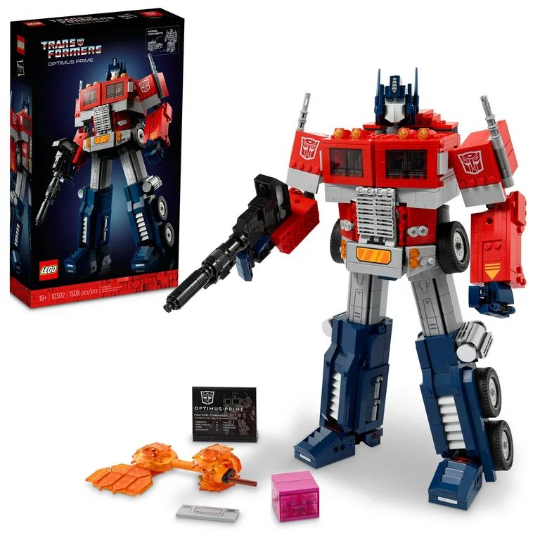 LEGO Optimus Prime 10302 Building Set Toy Set (1,508 Pieces) | Walmart (US)