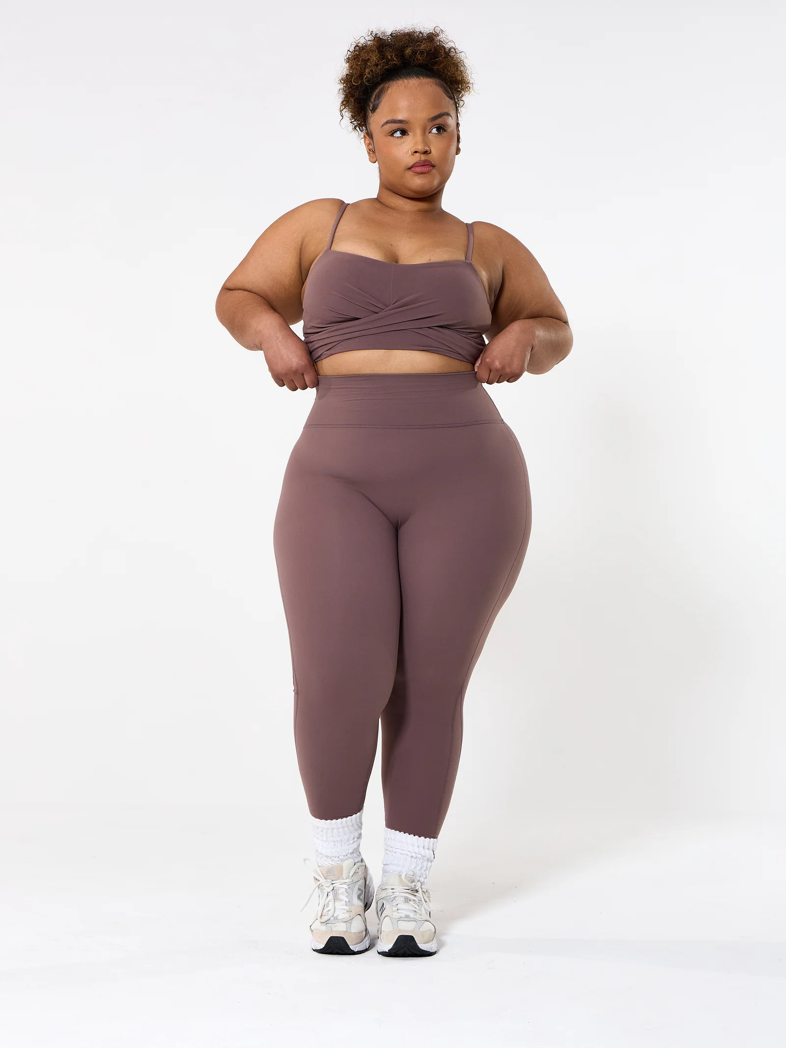Legacy Legging - Mocha Berry | Buffbunny Collection