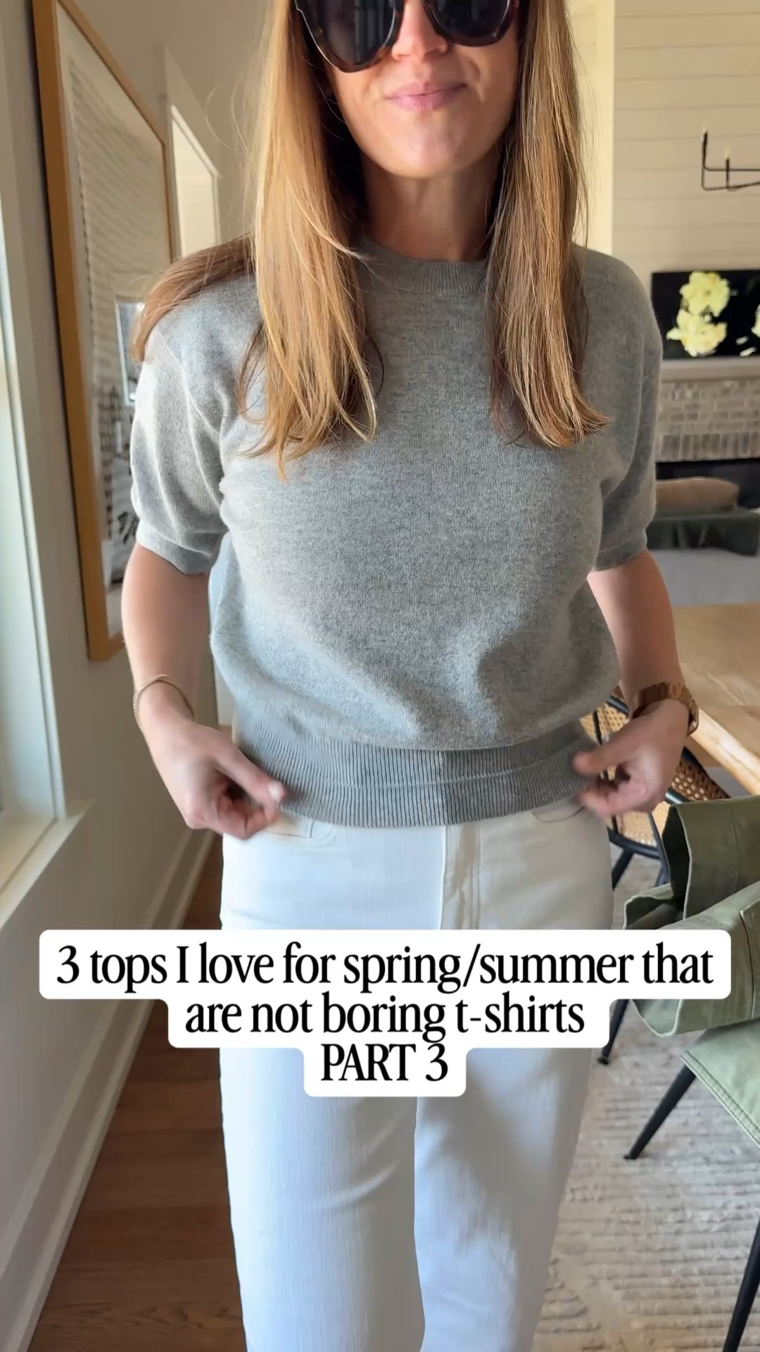 Grey top size small
Blue top size small
White top size 2

#LTKootd #LTKgrwm #LTKdayinmylife