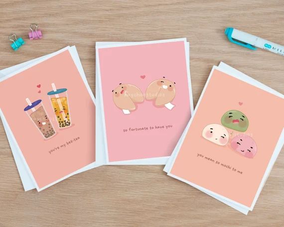 Galentine's Day Greeting Card Pack  Best Friend | Etsy | Etsy (US)