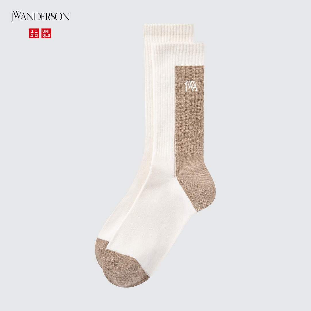 JW Anderson HEATTECH Anti-Odour Colour Block Socks | UNIQLO (UK)