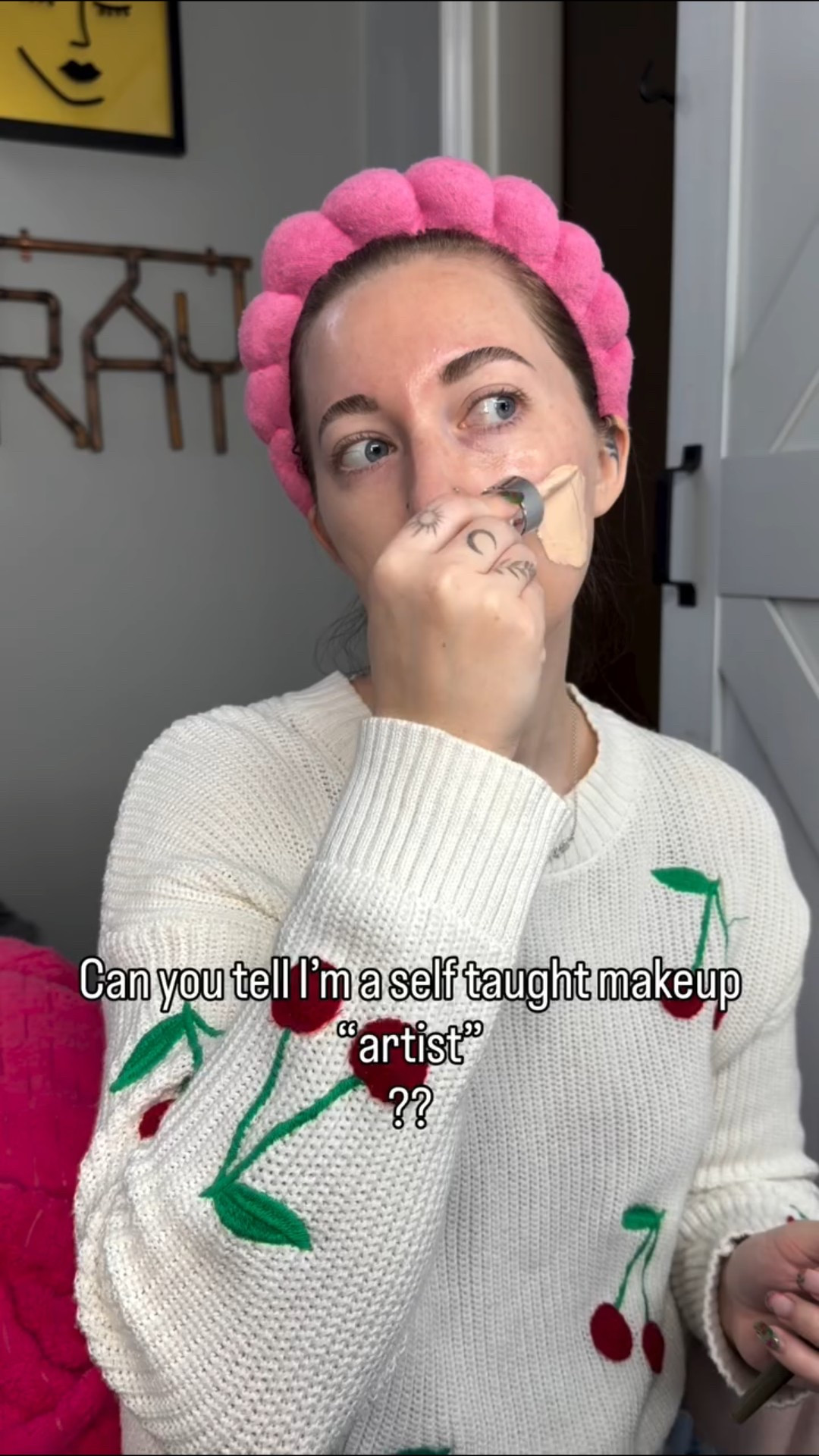 FIRST let me say, I don’t care if you can 🤪 
SECOND ✌🏻 A lot of people ask me what school I went to so genuine curiosity on if I do that good of a job 🤭 
THIRD 🥉 I am very proud that I taught myself!! I have spent countless hours scrolling and watching videos and practicing! Not to mention the 💰 spent on products 😂 

😝Either way, I just want to show other people they can have fun with makeup and still be a mom/wife/nurse ♥️ 

#makeup #fun #glam #grwm #tutorial