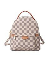 'Emma' Canvas Checked Mini Backpack (3 Colors) | Goodnight Macaroon
