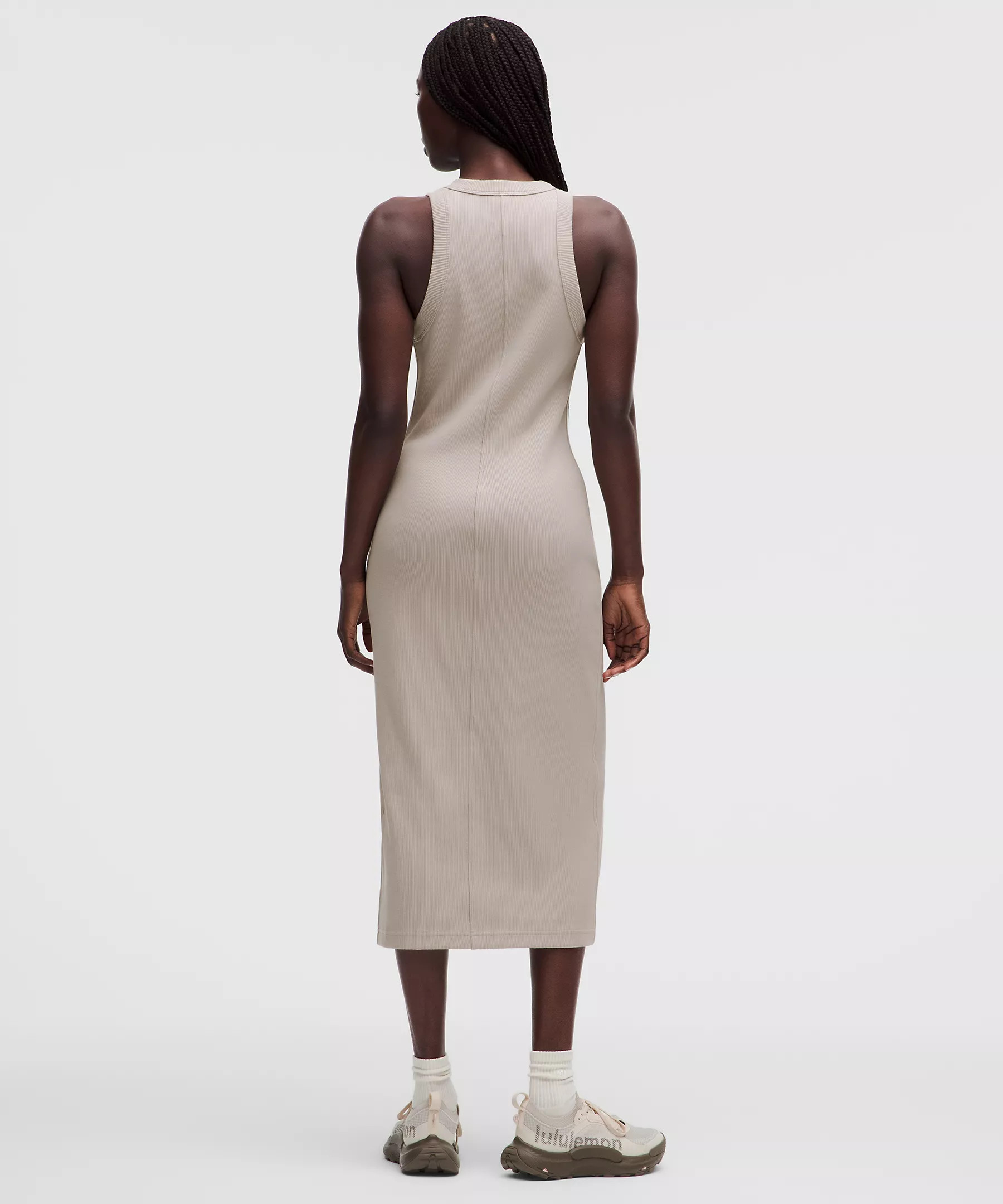 Ribbed Heavyweight Cotton Midi Dress | Lululemon (US)