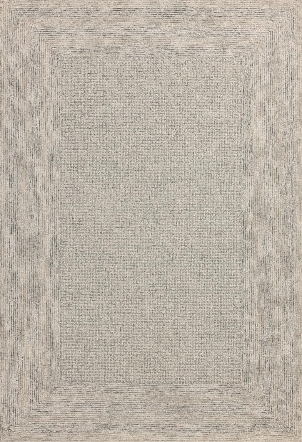 Loloi Amber Lewis Windsor Collection WIN-01 Ivory/Sky 7'-9" x 9'-9", .50" Pile Height, Area Rug | Amazon (US)