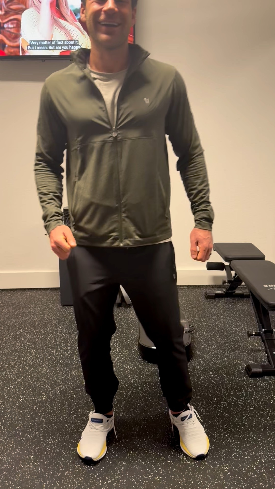 Men’s gift idea such a good jacket and the joggers too! He’s wearing size M 

#LTKMens #LTKFindsUnder100 #LTKFindsUnder50